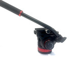 New Manfrotto Pro Fluid Flat Base Video Head Bundle Handle Mount  kes Kirk Plate
