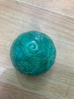 Wonderful Large Tibetan Turquoise Hand Carved  prayer  Ball Bead