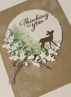 Stampin Up Greeting Card Kit X4   Encircled In Nature Deer Masculine