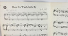 Music To Watch Girls By Piano Solo By Sid Ramin Vintage Sheet Music 1967