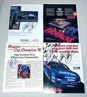 20 Diff  Dale Earnhardt Sr  Signed 8x11 Pages From 1991-97 Programs yearbooks