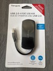 Targus Usb 2 0 4-port Hub High Speed Plug-and-play Pc Mac Chromebook New