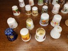 Lot Of 39 Collectors Thimbles   Mixed Lot