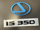 Gloss Black Emblem Badge Logo Fits Lexus Is350 2021 2022 2023 2024 2025