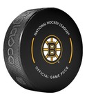 Boston Bruins Current Nhl Official Game Hockey Puck In Cube