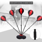 Red Adjustable Height Kids Punching Ball Bag Speed Boxing Sports Set W gloves