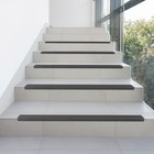5 Pcs Black Self Adhesive Stair Edge Protector  Anti   slip Stair Nosing Trim