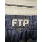 Ftp Logo Track Pants Blue Multi Baggy Retro Sporty Color Block 90s Y2k Sz Xl