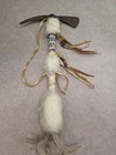 Modern Native American Metal Hatchet Spike Tomahawk Leather  Beadwork Rendezvous