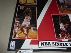 Vintage Michael Air Jordan Starline 72 Wins Chicago Bulls Team Poster 1996 Nba