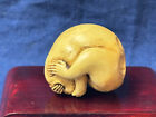 Netsuke Carved Resin Mfa Museum Of Fine Arts See Hear Speak No Evil Monkey Ball 