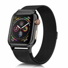 Magnetic Milanese Loop Band Frame Pc Case For Apple Watch Series 4 5 6 40mm 44mm