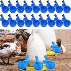 12pcs Chicken Waterer Cups 8 Pack Automatic Chicken Water Cups For Poultry Water