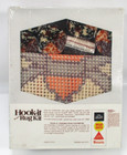Vintage Vogart Crafts Hook-it Rug Kit Stainned Glass 20x27 Wall Hanging  4315