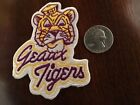 Lsu Tigers Vintage Iron On Embroidered Patch 3 5  X 3   