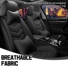 Car Seat Covers Mercedes Gls 450 2017-2026 Nappa Leather Luxury Front Pair Black