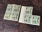 China 1937 Scott 341 Sun Yat-sen 1c On 4c Red Surcharge Mint Lot 7 Vintage
