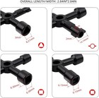 2 Pack 4-way Sillcock Key Wrench Multifunctional Water Utility Key For Water New