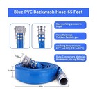 Fire Hose 2 Inch Suction Hose Pump Kit For Water trash Pump Includes 2  X 65f   