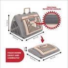     cat Carrier With Bed Foldable Travel Cat Carrier Up To 25lbs-sport Pet Designs