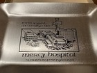 Vintage Mercy Hospital Scranton  Pa Aluminum Tray Advertising    we Really Care   