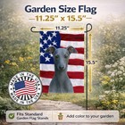 Caroline s Treasures Blue Italian Greyhound American Garden Flag Wdk6282gf