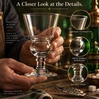 Vintage Absinthe Glasses  Swiss Bubble Reservoir Crystal Tasting Stemware