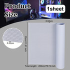 78 7x11 8inch White Computer Mesh Dust Filter  Pvc Dustproof Mesh Filter Cover F