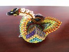 Vintage 3d Prison Art Dragon Vase Handmade Folded Paper Chinese Origami