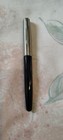 Parker Frontier Steel Cap  Black Rubber Barrel Fountain Pen Medium Nib Uk New