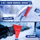Workpro 27  Snow Brush Ice Scraper 2-in-1 Detachable Snow Removal Tool Foam Grip