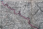 Stielers Hand Atlas  World Map Plate Page No 29 East France 1888 Vintage