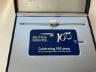 British Airways 100 Years Keyring  From Boeing 747-400 Fuselage Reg G-bnlj V1