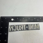 White On Black Mini-truck Truck Driver Embroidered Patch 00z4