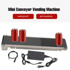 Metal Desktop Conveyor Belt Small Assembly Line Electric Conveyor Track 460x85mm