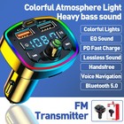 Bluetooth Car Fm Transmitter Mp3 Player Hands Free Radio Adapter Kit Usb Charger