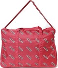 Delta Sigma Theta Folding Tote Bag  red - 19  X 14  X 7  