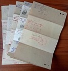 Burma - India Used In Burma Kgv Stamp Papers  5 Different Values 