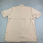 Boy Scouts Of America Vented Uniform Shirt Mens Large Usa Patch Outdoor Bsa