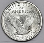 1917-d Barber Quarter   Type 1   Full Head   Bu    204862