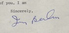 Irving Berlin - Typed Letter Signed 05 19 1969