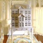 1 12 Miniature Handmade Wood Doll House Castle Cabinet Dollhouse Scene Decor