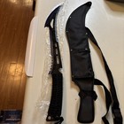 Machete With Sheath And Shoulder Strap