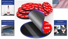Heavy Duty Hook And Loop Strips Waterproof Indoor Outdoor Fastener 16 Sets