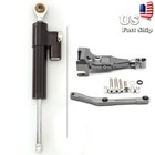 Usa For Yamaha Mt09 Fz09 2012-2019 Steering Damper Stabilizer Linear bracket Kit