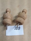 Lot Of 2 Nos Wooden Finials  188