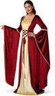 Womens Velvet Medieval Renaissance Dress  Irish Halloween Costume Gown