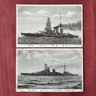 Pre-wwii Ijn Ija Japanese Navy Warship Postcard Pc Lot 7 Warplane