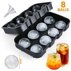 Ice Balls Maker Round Sphere Tray Mold Cube Whiskey Ball Food Grade Silicone