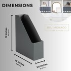 D  cor And Organization With A Set Of 6 Foldable File Boxes In Grey With Gold